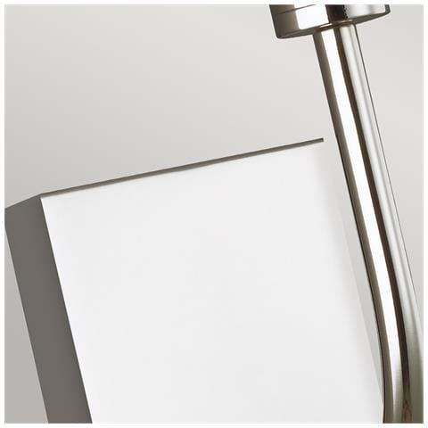Applique A 1 Luce, Nichel Lucido, E14 - Foto 6
