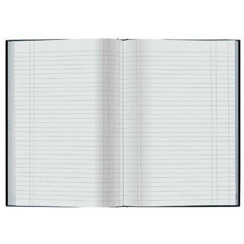 Ideale A4 Singola Cash Manuscript Book - 192 Pagine Nero - Foto 2
