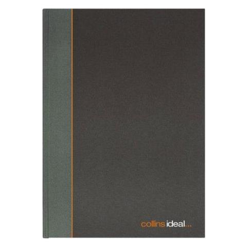 Ideale A4 Singola Cash Manuscript Book - 192 Pagine Nero - Foto 1