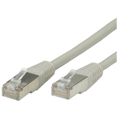 S / FTP (PiMF) Patch Cord, Cat. 6, grey 5 m Grigio cavo di rete - Foto 1