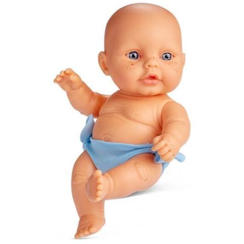 Baby Doll Neonato 20 Cm Bimba Vinile / tessile Blu - Foto 1