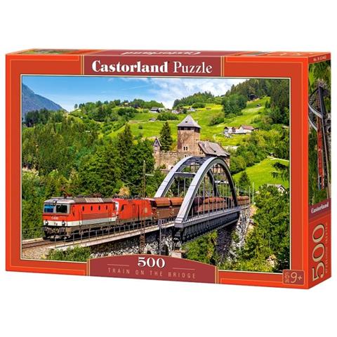 Puzzle Trenino Sul Ponte 500 Pezzi - Foto 1