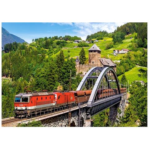 Puzzle Trenino Sul Ponte 500 Pezzi - Foto 2