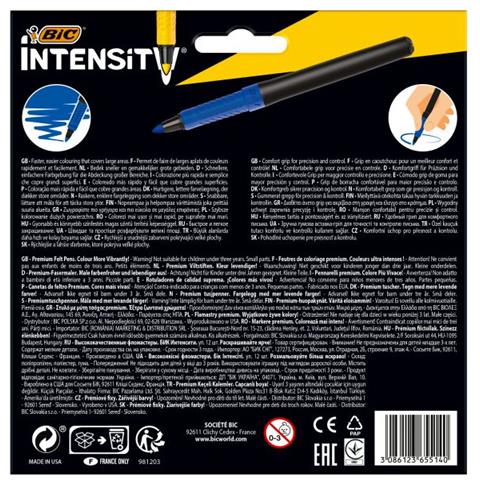 Intensity Premium marcatore Fine Nero, Blu, Verde, Azzurro, Arancione, Viola, Rosso, Colore vaniglia, Viola, Bianco, Giallo - Foto 2