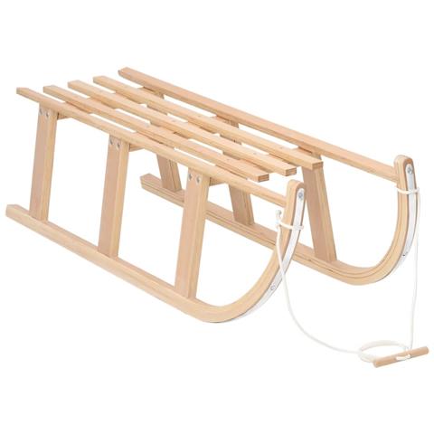 Slitta Da Neve 110x40x34 Cm In Compensato - Foto 1