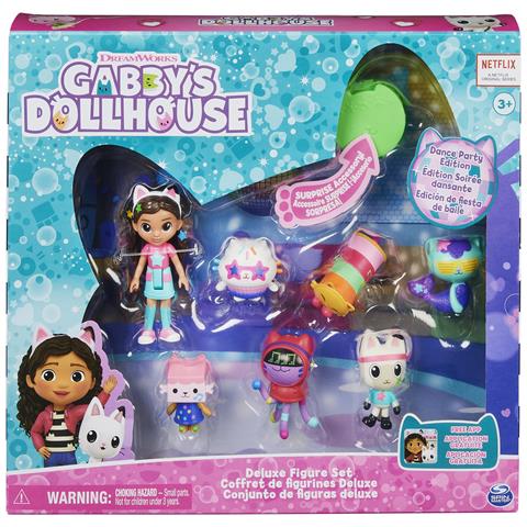 Gabby's Dollhouse , Set Di Personaggi A Tema Festa Da Ballo Con Bambola Di Gabby, 6 Gatti Giocattolo E Accessori, Per Bambini - Foto 2