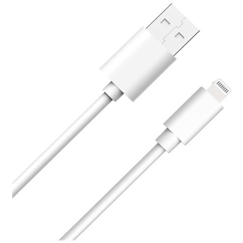 Cavo Usb A/lightning 1 M - 2,4 A, Bianco - Foto 1