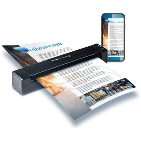 Scanner portatile Iris Anywhere 6 Wi-Fi Risoluzione 1200 x 1200 DPI Formato A4 Velocità 15 ppm Nero - Foto 5