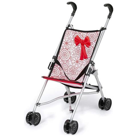 Carrozzina Per Bambole Rosso Ombrelli Bianco Principessa - Foto 1