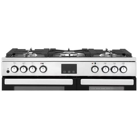 Cucina Elettrica Cookcentre 90 DFT 4 Fuochi a Gas Forno Elettrico Dimensioni 90 x 60 cm Colore Nero / Acciaio Inossidabile - Foto 3