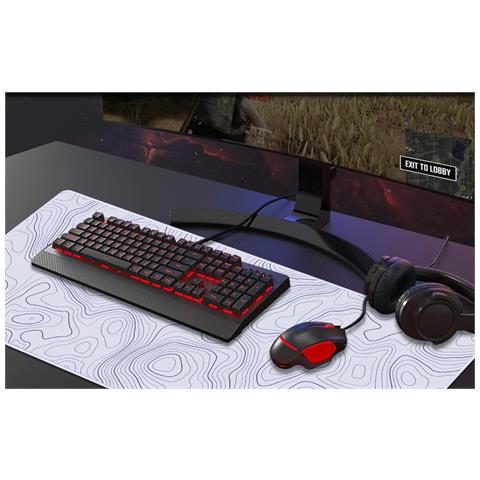 Sottomano Da Scrivania: Tappetino Per Mouse Grande White M - Foto 2