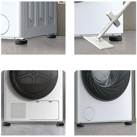 Piedini Antivibrazione Per Lavatrice - Antiscivolo E Ammortizzanti (confezione Da 4) Gray - Foto 2