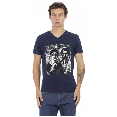 Maglietta In Cotone Blu - S - Foto 1