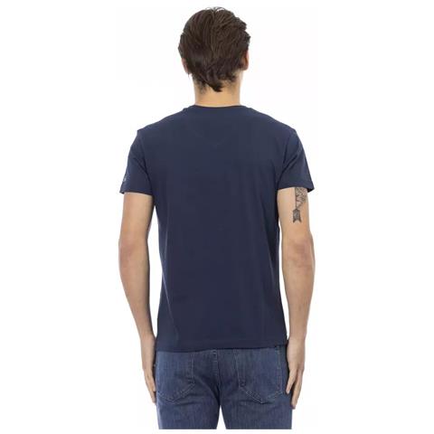 Maglietta In Cotone Blu - S - Foto 3