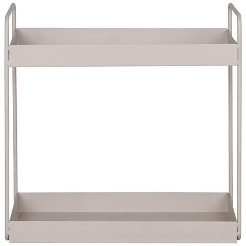 Mensola Rabo - Beige - Metallo - 30x15x31 Cm - Foto 1