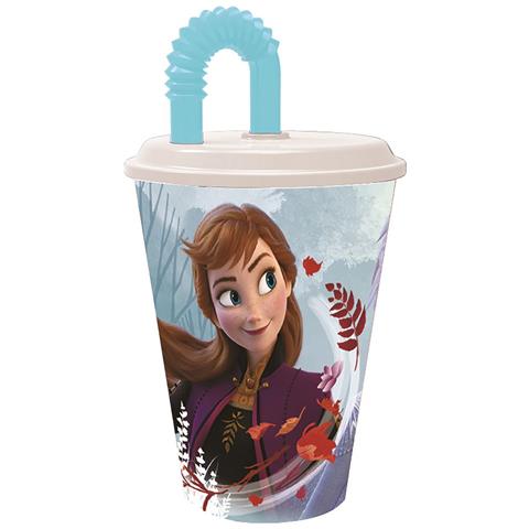 Bicchiere Bambine In Plastica Frozen Da 430 Ml - Foto 1