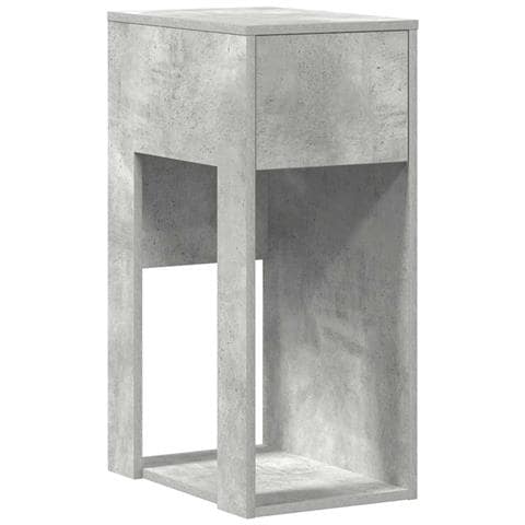 Supporto Per Computer A Torre Con Cassetto Grigio 30x44x74 Cm - Foto 2