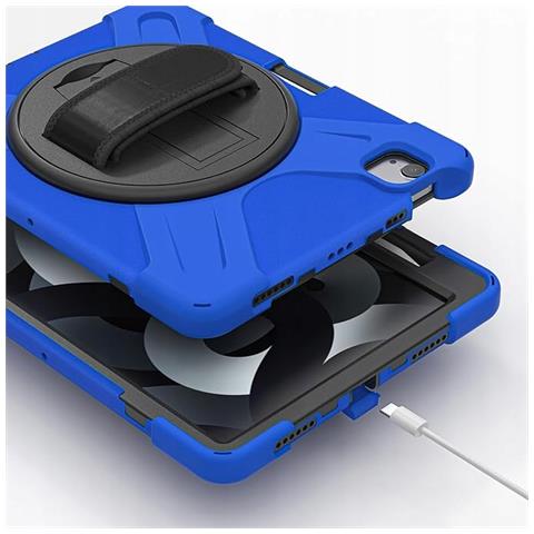 Custodia Protettiva Impermeabile Per Ipad Pro 11"" 2018/2020 Con Cintura Blu - Foto 3