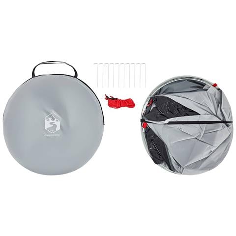 Tenda da Spiaggia Pop-Up Grigia Impermeabile - Foto 9