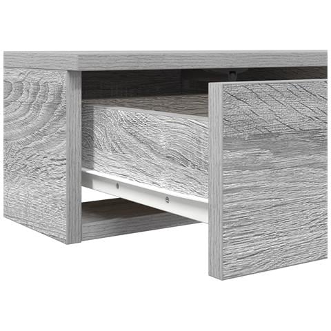 Cassetti per Letto Grigio Sonoma 140x36,5x16,5 cm Legno Ingegnerizzato - Foto 9