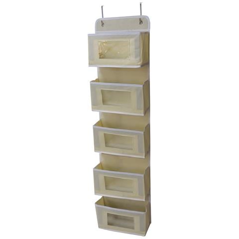 Organizzatore Multistrato - 5 Scomparti Singoli Per Armadio E Casa Khaki - Foto 3