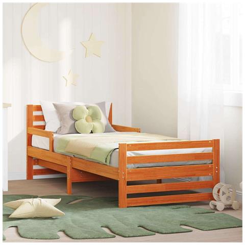 Letto Estensibile per Bambini Cera marrone 80 x 130 / 165 / 200 cm - Foto 2