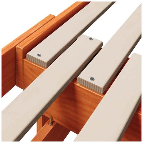 Letto Estensibile per Bambini Cera marrone 80 x 130 / 165 / 200 cm - Foto 9