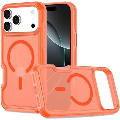 Custodia Magnetica Skin Feel Compatibile Con Iphone 17 Pro Max - Sottile, Ricarica Wireless Magsafe, Antiurto - Foto 1