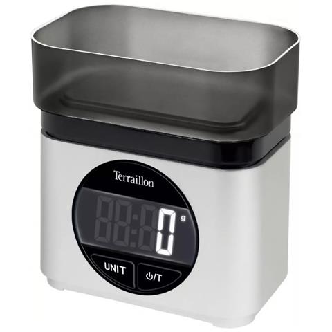 Bilancia Da Cucina Elettronica 5kg/1g Argento - 15111 - Foto 2