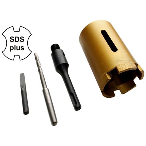 Corona Diamantata 68mm Sds Plus Per Muro E Prese Elettriche - Foto 1