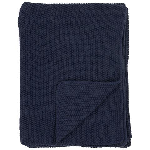 Plaid Santos-blu-cotone Reciclato-130x170x0 Cm - Foto 1