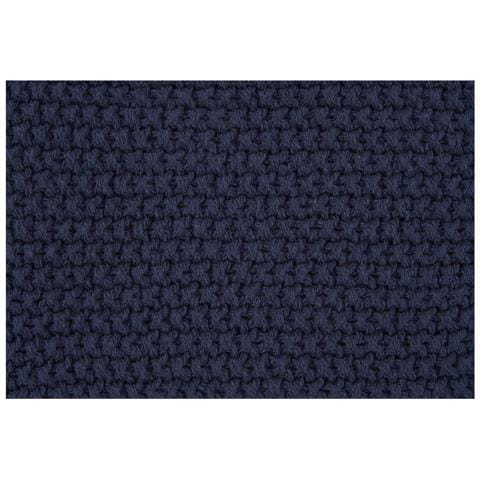 Plaid Santos-blu-cotone Reciclato-130x170x0 Cm - Foto 2