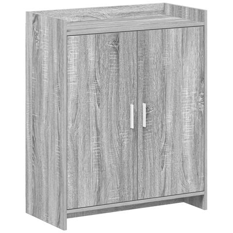 Mobile per scarpe con porta Sonoma grigio 73,5 x 36 x 92 cm - Foto 1