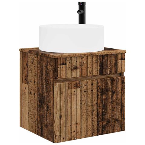 Mobile lavabo da parete Legno antico 49 x 44,5 x 65,5 cm - Foto 1