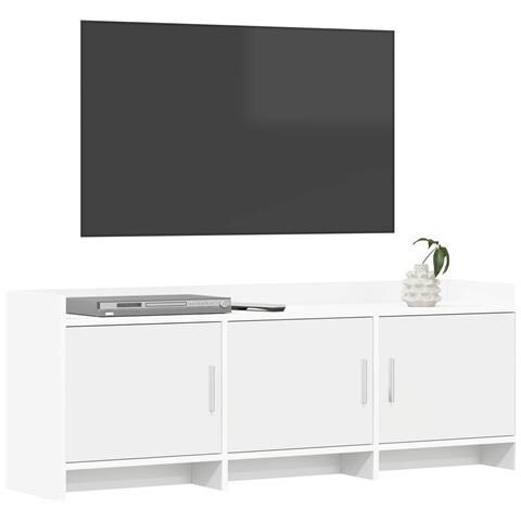Mobile TV 130 x 33 x 47 cm Bianco Legno ingegnerizzato - Foto 2