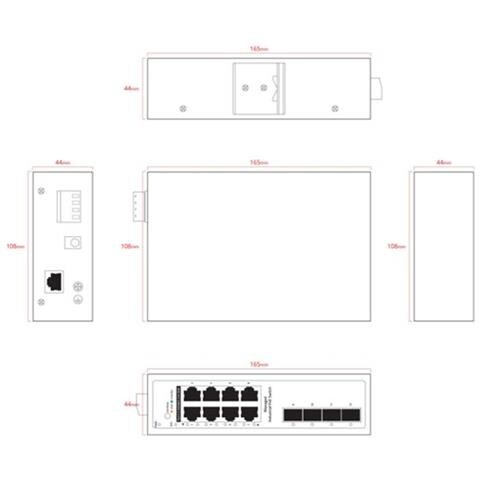 ELECTRA-IM08-1GB switch di rete - Foto 2