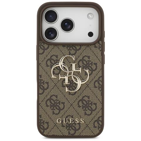 Custodia Per Iphone 17 Pro Marrone Decorata Guess - Foto 2
