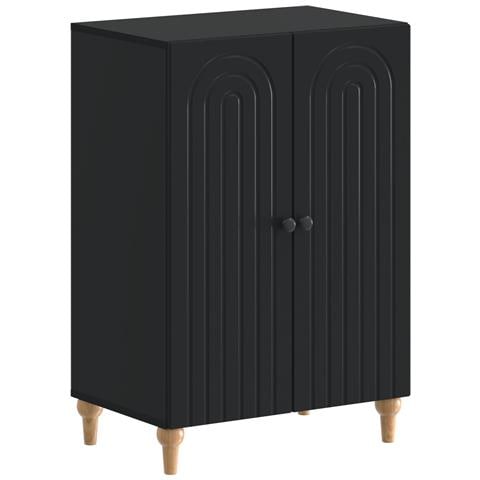 Mobile per scarpe ALKMAAR 59,5 x 39,5 x 90 cm Nero - Foto 1