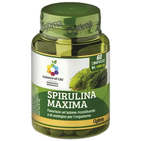 Optima Spirulina Maxima 60 Compresse Da 1000 Mg - Foto 1