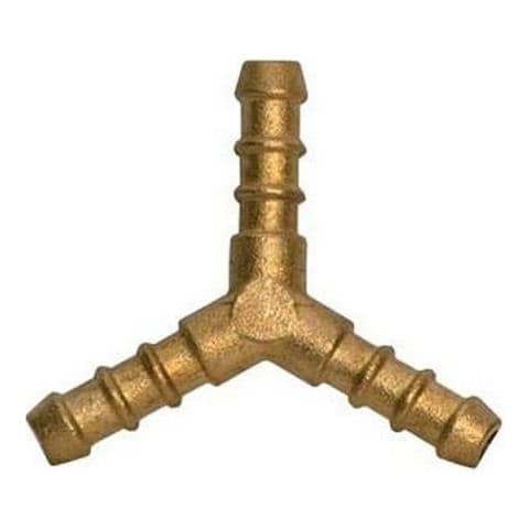 Raccordo Portagomma In Ottone A Tre Vie Per Gas Gpl - Foto 1