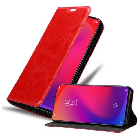 Cadorabo Custodia Compatibile Con Xiaomi Redmi K20 / Mi 9 T In Rosso Mela - Coperchio Protettiva Con Chiusura Magnetica, Funzione Stand E Tasca Per Le Carte - Foto 1