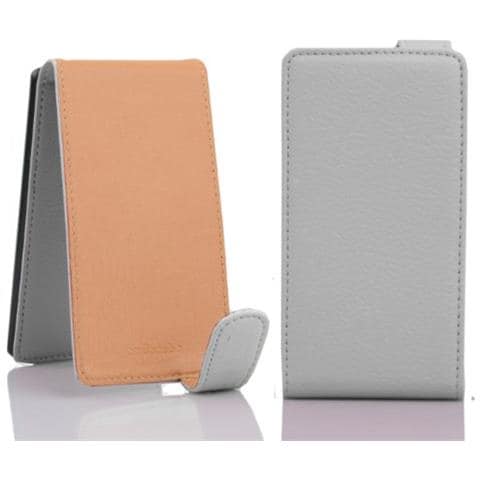 Custodia Compatibile Con Nokia Lumia 720 In Magnesio Bianco - Coperchio Protettivo In Design Flip Realizzato In Similpelle Testurizzata - Foto 2