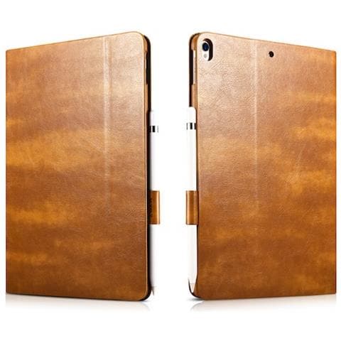 Luce Custodia In Pelle Folio Cavaliere Brown Pro Per Ipad 9,7 Pollici - Foto 1