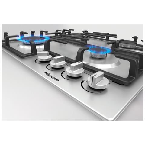 Piano Cottura GM663XB a Gas 4 Fuochi Gas Colore Acciaio Inossidabile - Foto 3