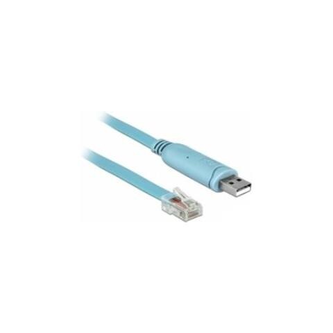 63289 cavo di interfaccia e adattatore USB 2.0 Type-A RJ45 Blu - Foto 1