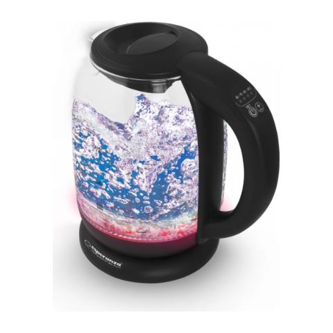 EKK027 bollitore elettrico 1,7 L Nero, Trasparente 2200 W - Foto 2