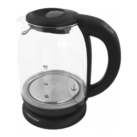 EKK027 bollitore elettrico 1,7 L Nero, Trasparente 2200 W - Foto 3