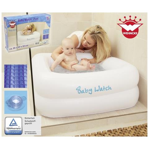 Piscina Gonfiabile Wehnckebabywatch Ø80 X 30 Cm Bianco - Foto 2