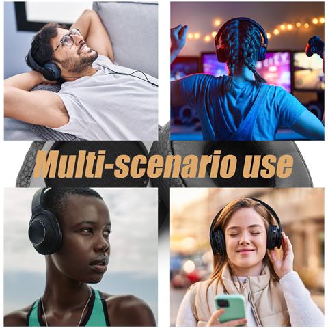 Cuscinetti Auricolari Di Ricambio Per Cuffie Marshall Major Iv /major 4, Neri, 1 Paio Black - Foto 13