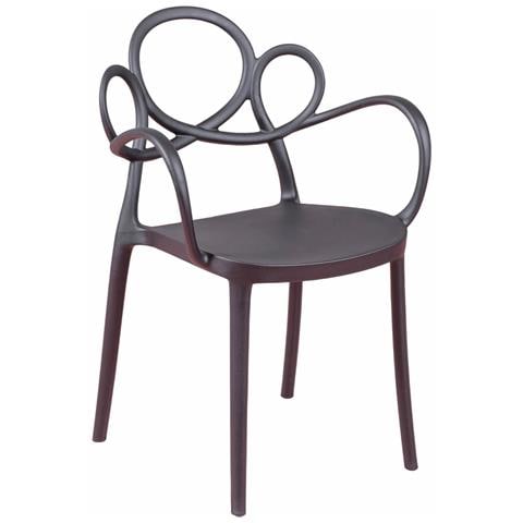 Sedia Di Design Con Braccioli Adatta Per L'esterno - Dream - Foto 1